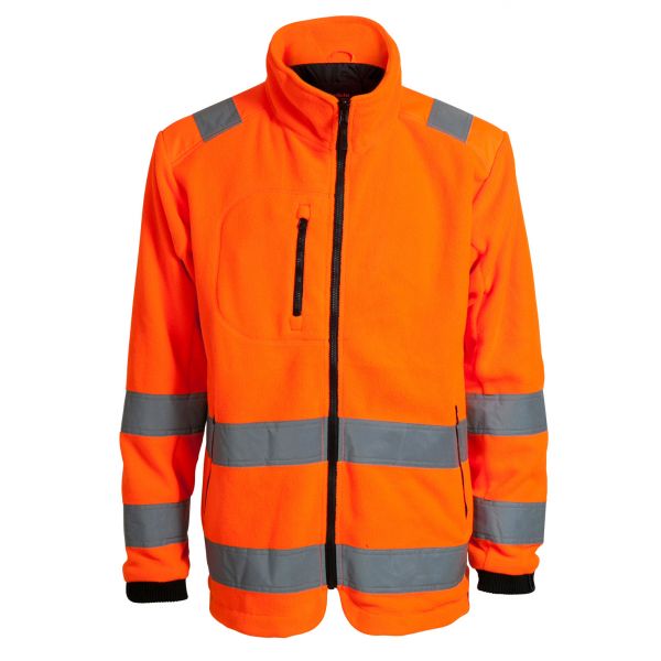 秋冬季搖粒絨反光工作服定制款式圖片