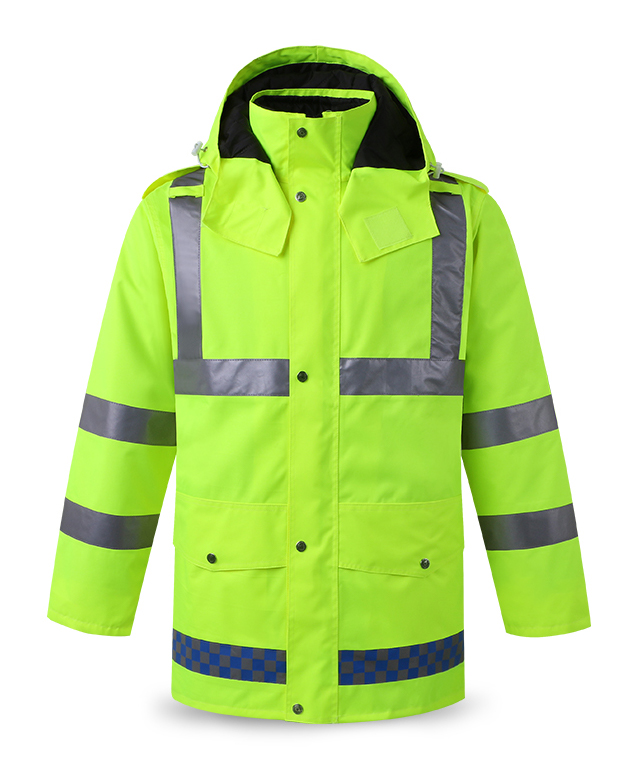 冬季防水反光棉服定制款式圖片