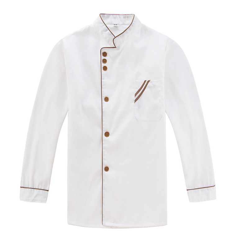 春秋季餐飲廚師工作服定制款式圖片